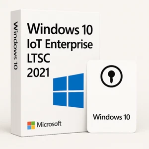 Windows 10 Enterprise IoT 2021 LTSC - Licencia minorista | Tarjeta clave de licencia física - Imagen 1 de 7