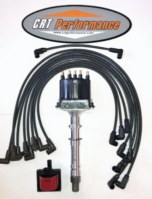 87-95 DISTRIBUIDOR CHEVY GMC PICKUP 1500 2500 350 305 TBI NEGRO, BOBINA 48K + CABLES Foto 1 de 4