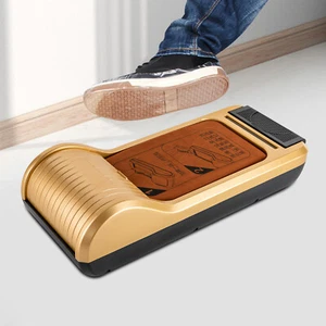 Schuhfolienmaschine Automatischer Schuhüberzieher Spender Step-on 1 Rolle Folie Tragbar - Bild 1 von 23