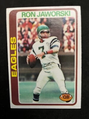 1978 Topps #449 Ron Jaworski Philadelphia Eagles NrMt - Image 1 of 2