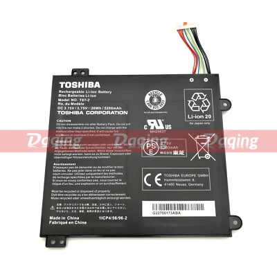 Nueva Batería Original T8T-2 para Toshiba Satellite Click Mini L9W-B A000381560 OEM Foto 1 de 3