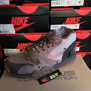 Size 11 - Travis Scott Nike Air Trainer 1 SP Wheat DR7515-200 SAME DAY SHIPPING - Picture 1 of 3