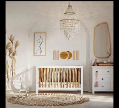 NUEVO Conjunto de arte de pared moderno de luna abstracta de Milk Street "You Design It" 6 piezas de madera Foto 1 de 4