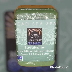 Eucalyptus Soap w/ Dead Sea Minerals, Argan Oil, Shea, Eucalyptus, 7 oz - Picture 1 of 3