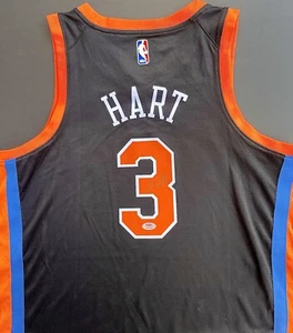 Maglia Josh Hart firmata autografata New York Knicks Psa/Dna Coa - Foto 1 di 4