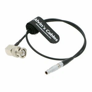 BNC rechter Winkel zu 4 Pin Zeitcode Input Adapter Kabel für Red Epic Scarlet - Picture 1 of 5