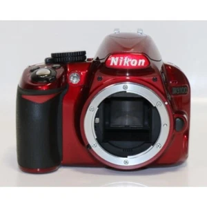 Nikon D3100 DigitalCamera Interchangeable Lenses Body Only Histogram Display Red - Picture 1 of 10