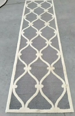 Tapete manchado cinza escuro/marfim 2'-6" x 10', preço reduzido 1172702929 CAM710D-210 - Imagem 1 de 4