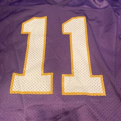 Camiseta masculina NFL Dante Culpepper Minnesota Vikings Nike GG roxa dourada - Imagem 1 de 4