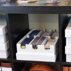 BCW Cargo Storage Box - 6 Cell - Holds 3x4 TOP LOADERS, GAMING * MAGNETIC CARDS - Afbeelding 1 van 12