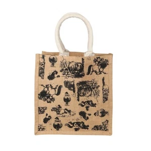 THELWELL BAGS HESSIAN, SHOPPING/SANDWICH/BOTTLE, GIFT PONY HORSE   *FREE POST* - Picture 1 of 8