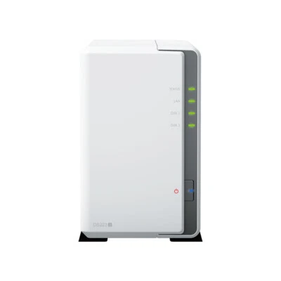 Synology DiskStation DS223j NAS Server, RTD1619B, 1GB Memory, 36TB HDD Storage - Image 1 of 4