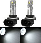 Led 20W 896 H27 White 6000K Two Bulbs Fog Light Replacement Upgrade Lamp Stock