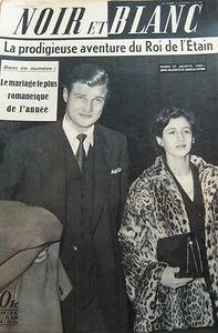 1954 JAMES GOLDSMITH and ISABELLA PATINO BLACK & WHITE COVER No. 464 - Picture 1 of 1