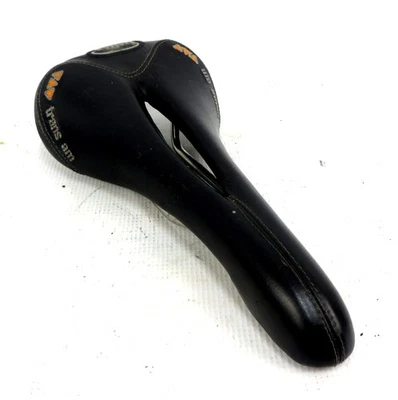 SELLE ITALIA TRANS AM SADDLE 自行车座椅 140x280 毫米 252 克 黑色 钛合金导轨 — 第 1/4 张图片
