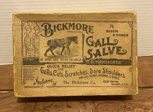 Astuccio Cartone Originale '900 Pubblicitario per la Salva Bickmore Gall,RARO!! - Foto 1 di 14