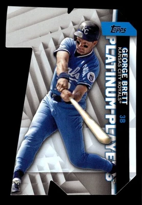 2021 TOPPS GEORGE BRETT PDC-8 PLATINUM PLAYERS DIE CUT MINT KANSAS CITY ROYALS - Image 1 of 2