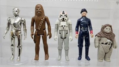 Kenner Star Wars 1977-1983 de colección: lote de (5) figuras de acción Foto 1 de 4