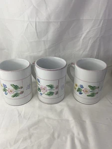 Herend handbemalte Spalier Bouquet Tassen 3er Set Blumen Ungarn Kaffee Tee Haus - Bild 1 von 16