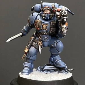 Warhammer 40k Painted Space Marine Phobos Armour -  Lieutenant Stealth Recon - Picture 1 of 5