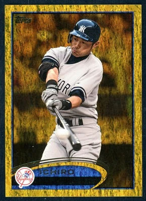 2012 Topps Update Ichiro Suzuki #US272 Gold Sparkle Parallel NY Yankees HOF - Image 1 of 2