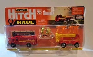 NEW 2023 Matchbox Hitch & Haul  Hazard Squad MBX Mobile Light Truck Fire Rescue - Picture 1 of 7