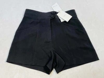 Pantalones Cortos ALC Para Mujer Talla 6 Modelo Joan Color Negro Precio de Venta sugerido por el fabricante $295 Nuevos con Etiquetas Foto 1 de 4
