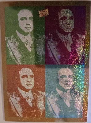 2025 Pieces Of The Past Villains #I-487 - Al Capone - Pop Art GOLD DUST 1/1  - Image 1 of 4