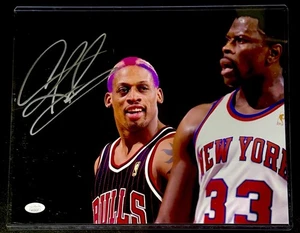 Dennis Rodman Signed 11x14 Chicago Bulls JSA Certified - Picture 1 of 1