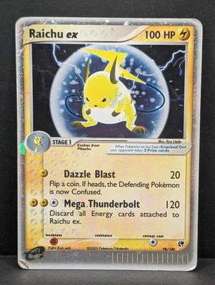 Raichu ex 98/100 Sandstorm Holo Rare Pokemon TCG Nintendo Pikachu HP - Image 1 of 3