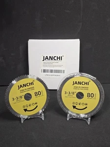 JANCHI 3-3/8" (85mm) Lama per seghetto circolare 80 denti 15mm pergolato OSB/compensato - Confezione da 2 - Foto 1 di 4