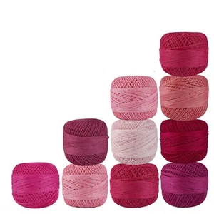 Crochet Thread Cotton Mercerized Knitting Yarn Embroidery Craft Yarn Size 40 - Picture 1 of 25