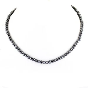 4 mm, 18 inches Certified Derek Jeter Black Diamond Celebrity Necklace - Picture 1 of 7