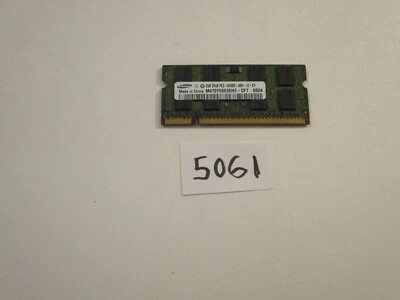 Samsung M470T5663EH3-CF7 2Gb 800Mhz PC2-6400 DDR2 SODIMM laptop memory RAM (5061 - Image 1 of 2