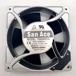 1 PCS SANYO  Fan 109S405UL AC 100V 14/12W  12038 12CM Aluminum frame cooling fan - Picture 1 of 2