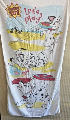 Vintage Disney 101 Dalmations Beach Towel  - Image 1 of 4