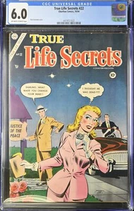 True Life Secrets #22 CGC FN 6.0 Dick Giordano Romance Cover! 1954 - Picture 1 of 2