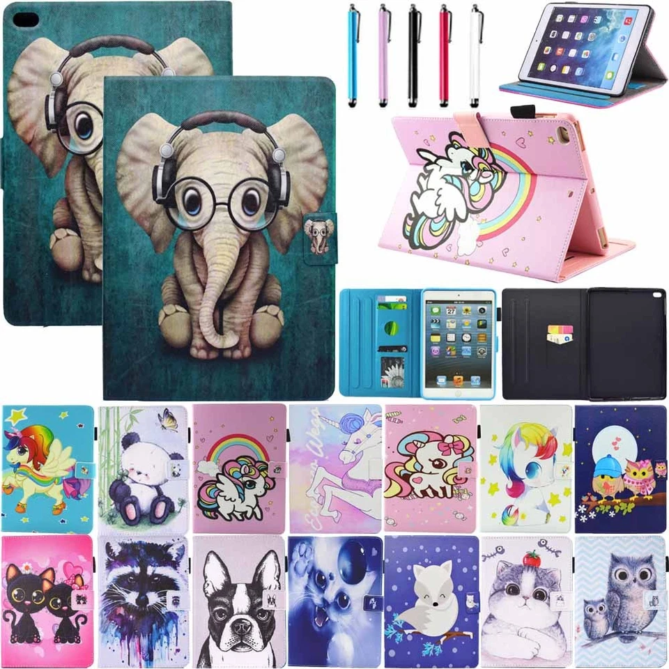 Animals Smart Flip Leather Stand Case Cover For iPad 6th 5th 4 Gen Mini Air Pro - Image 1 of 4