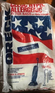 4 Oreck Type Celoc Hypo-Allergenic Upright Vacuum Disposable Bag - See Photo - Picture 1 of 2