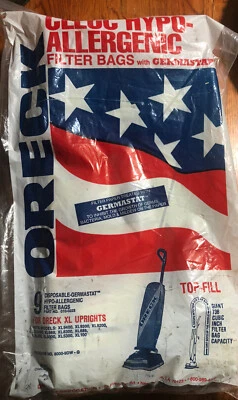 4 Oreck Type Celoc Hypo-Allergenic Upright Vacuum Disposable Bag - See Photo - Image 1 of 2