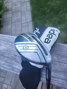 NEW Adams Idea 4 Hybrid 22 Deg Graphite Bassara R Flex Right-Hand 40" - Picture 1 of 18