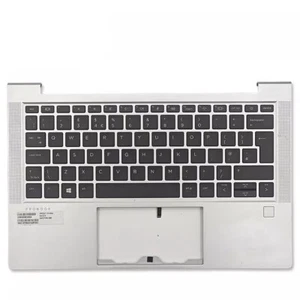 Do HP Probook 635 830 Aero G7 G8 Palmrest UK srebrny z klawiaturą - Zdjęcie 1 z 2