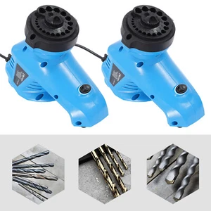 2Pcs Electric Drill Sharpener 1350rpm Drill Bit Sharpener Grinder 95W For 3‑12mm - Picture 1 of 16