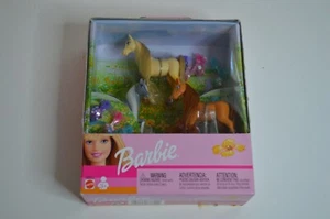 Mattel Barbie MINI HORSE TRIO Cream Brown Grey MAGNIFICENT MANES MIB - Picture 1 of 3