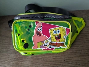 Marsupio Nickelodeon Spongebob Patrick giallo trasparente vinile vita - Foto 1 di 10