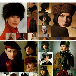 Vogue Hat Wrap Stole Sewing Pattern Your Choice 7505 7784 7980 8141 Uncut OOP