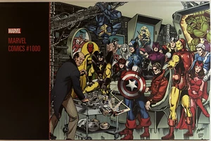 MARVEL COMICS #1000 80th ANNIVERSARY * PEREZ 1:100 Hidden Gem Variant Cover - Picture 1 of 3