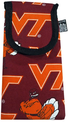 Virginia Tech Glasses Case for SunGlasses Reading Glasses SOFT LINER VT Hokies Cover