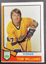 1974-75 O-Pee-Chee Hockey - #394 Tom Williams - Los Angeles Kings