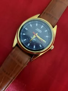 ⚡️RARO Orologio Citizen CN-4WS Day Date Placcato Oro Vintage Uomo 36mm - Foto 1 di 5